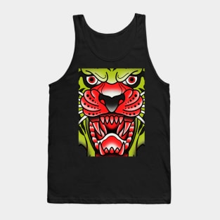 Tiger traditional style Tank Top